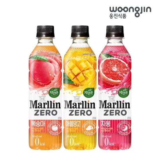 웅진식품 자연은 말린 제로 500ml x 20개