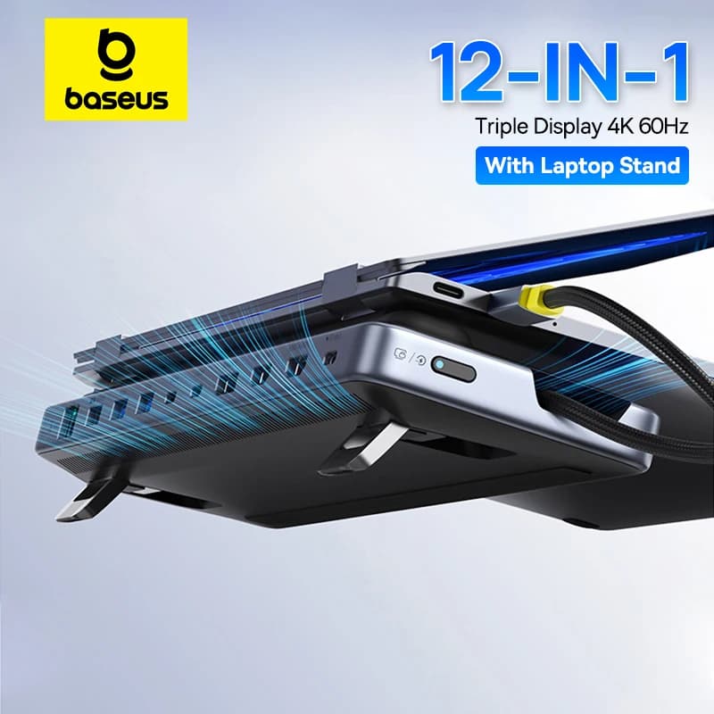 베이스어스 EH3 12-in-1 USB C 허브($61.42/무료)