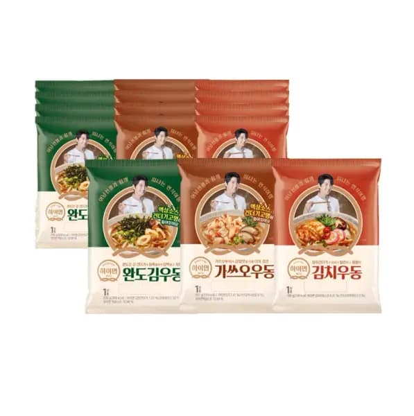 하이면 우동 3종 15인분