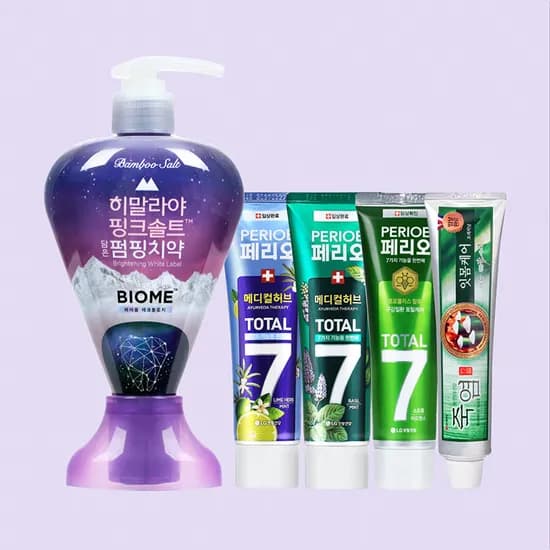 죽염 히말라야 핑크솔트 펌핑치약 285g X 2개 외