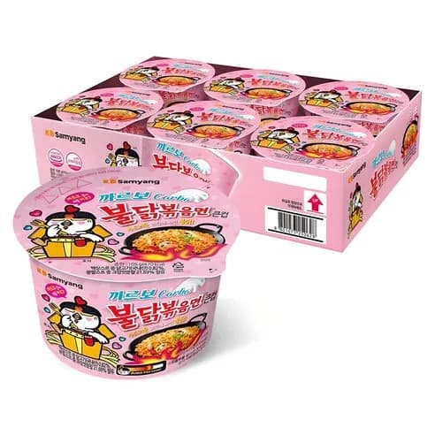 불닭볶음면 까르보 큰컵 105g 6개