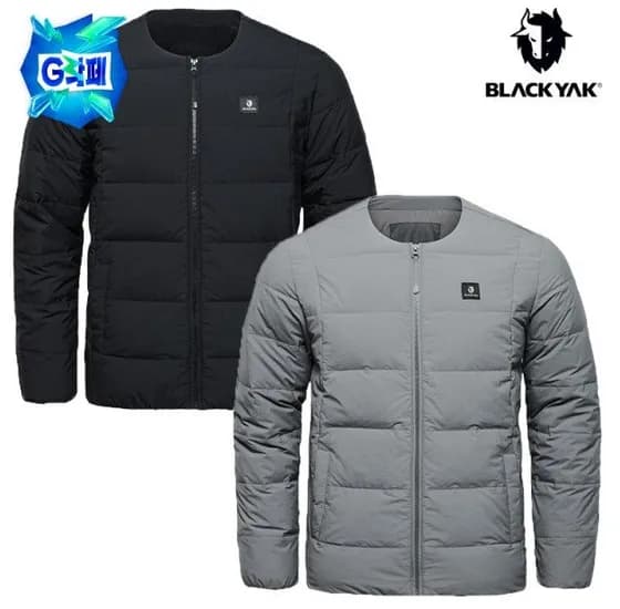 블랙야크 남성 구스다운 L 루나U넥다운자켓