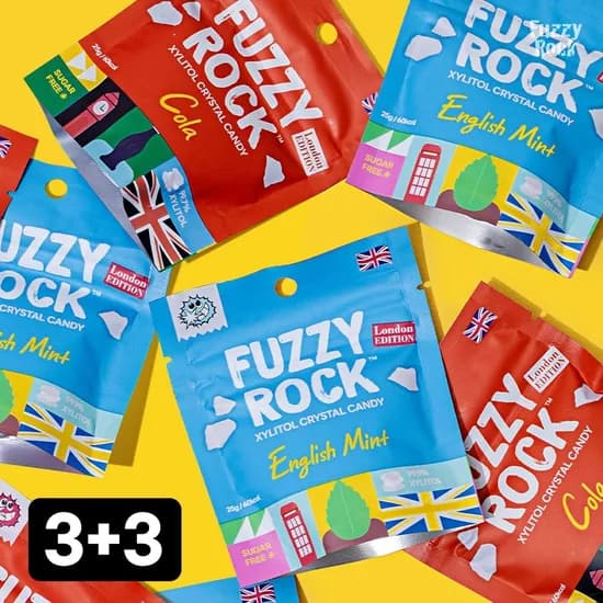 퍼지락 제로슈가 자일리톨 크리스탈 사탕 25g 6봉