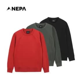 네파 공용 기본 에센셜 기능성 맨투맨 티셔츠