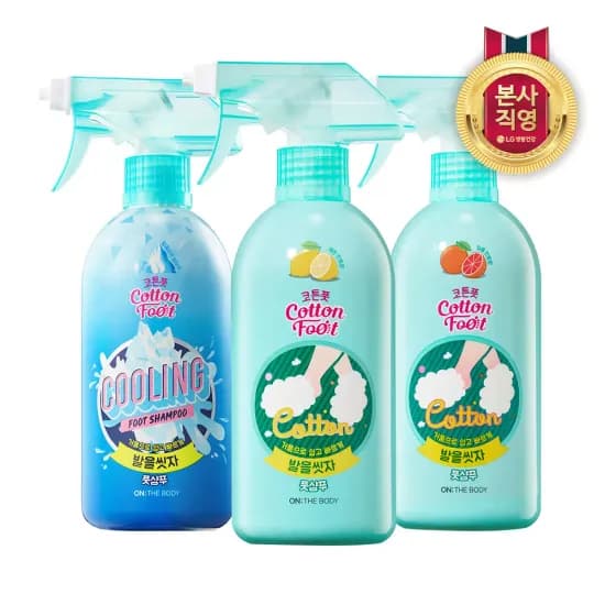 온더바디 발을씻자 풋샴푸 본품 510ml X 3개 (11,534원/무료)