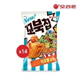 오리온 꼬북칩 카라멜팝콘맛 72g x 14개