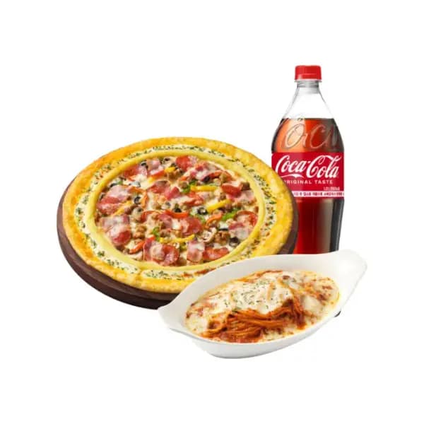 피자헛 수퍼슈프림 리치골드 L 리치치즈파스타 콜라 1.25L