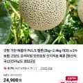 농협 프리미엄 머스크 멜론 2kg 이상 대과 x 2수 총 4kg 이상