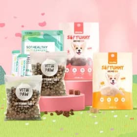 비타파우 강아지 반려견 사료 간식 유산균 샘플 5종