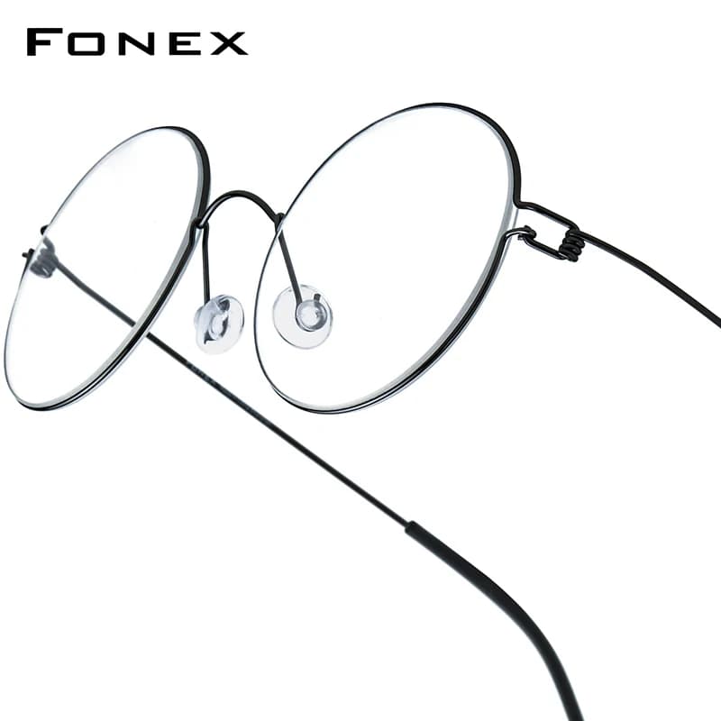 FONEX Screwless 남성 여성 라운드 안경 프레임 ($13.37/무료)