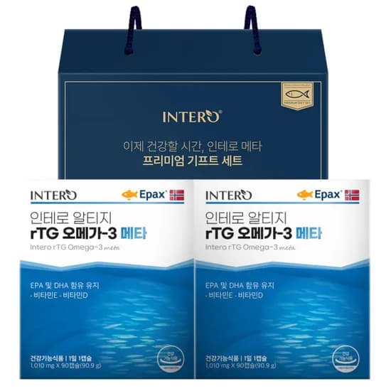 오메가3 rTG 노르웨이 원료 600mg 6개월분
