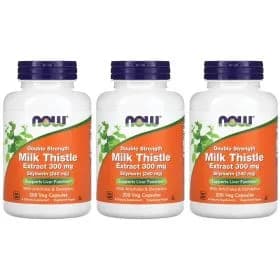 나우푸드 밀크시슬 추출물 300mg 베지 캡슐 200정 3통