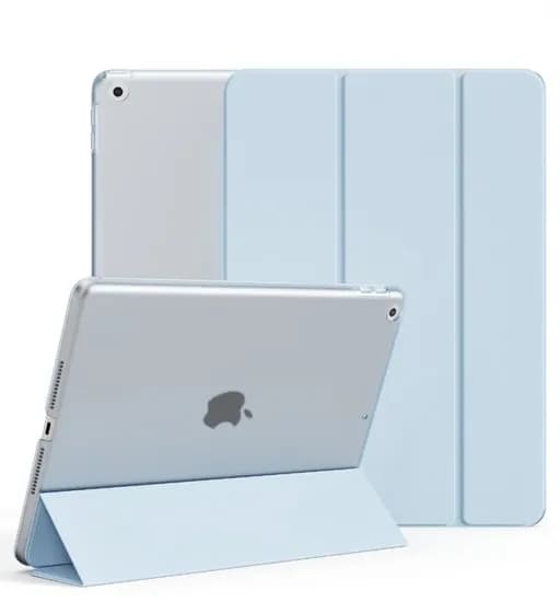 AOUB 아이패드 보호 케이스 3단 접이식 스탠드 10.2인치