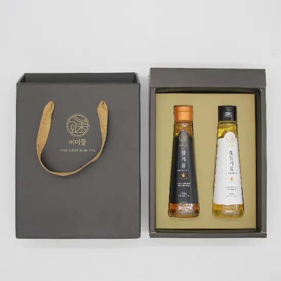 저온압착 참기름 100ml 생들기름 100ml