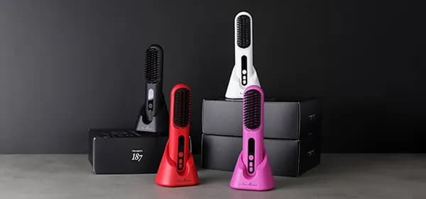 청담187 무선 브러쉬 헤어스타일러 브러쉬 툴 거치대 포함