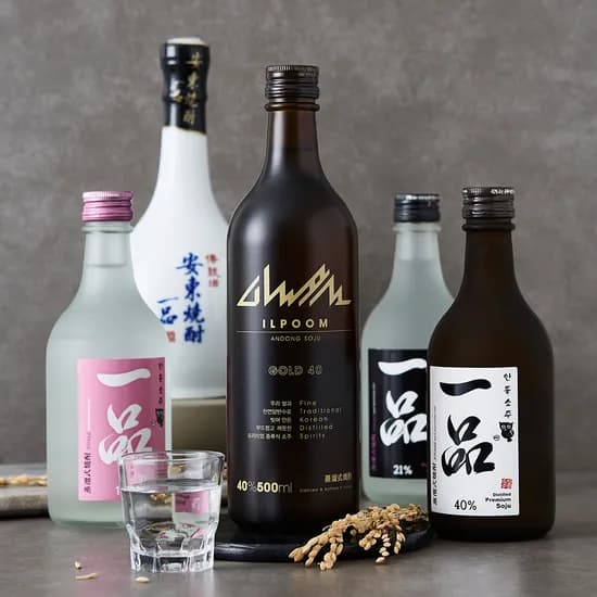 안동소주 일품 40도 50ml*8병