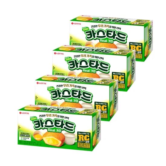 롯데 카스타드6입(138g) x 4개 (5,186원/무료)2