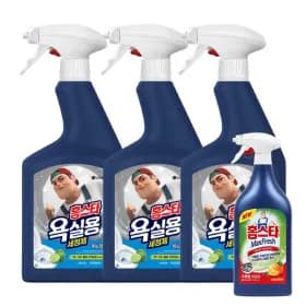 홈스타 맥스프레쉬 욕실용 세정제 900ml 3개, 홈스타 주방용 세정제 900ml 1개