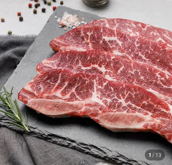 초이스등급 LA갈비 6,7,8번 꽃갈비 1kg