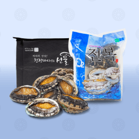 완도 활전복 왕특대 1kg 6-7미 세척솔 선물포장옵션