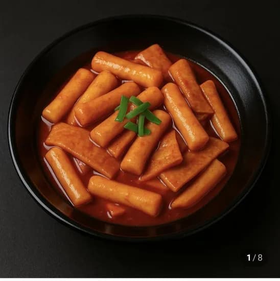전설의떡신 떡볶이 국물 짜장 까르보 로제 일반떡 누들떡 5팩