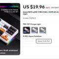 AULA 독거미 F87Pro 골드축 유무선 키보드 ($19.96/무료)2
