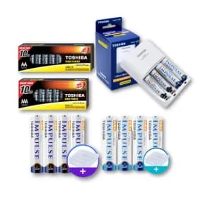 도시바 임펄스 충전지 AA 2550mAh 4개입