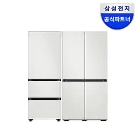 삼성 비스포크 키친핏 냉장고 김치냉장고 세트 RM70F63R2A RQ33DB74C1AP