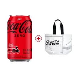 코카콜라 제로 350ml 24개 + 코카콜라 리유저블백