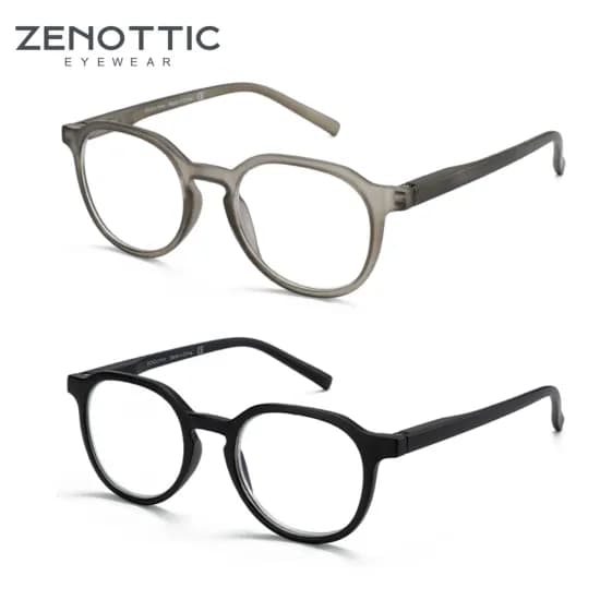 ZENOTTIC 남여 레트로 라운드 안티 블루라이트 안경($3.42/무료)