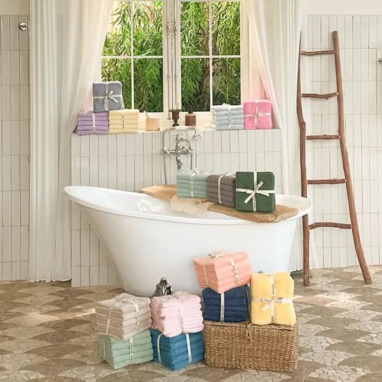 테리파머 호텔 수건 10장 리본선물포장세트 70g