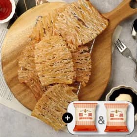 몸통 맥반석 오징어구이 150g 2개
