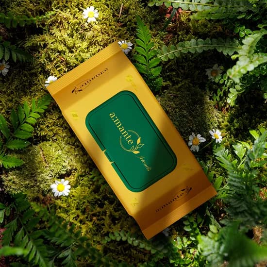 아망떼 프렌즈 캡형 물티슈 7매 10팩