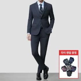 맨잇슈트 솔리드 트윌정장 타이 증정
