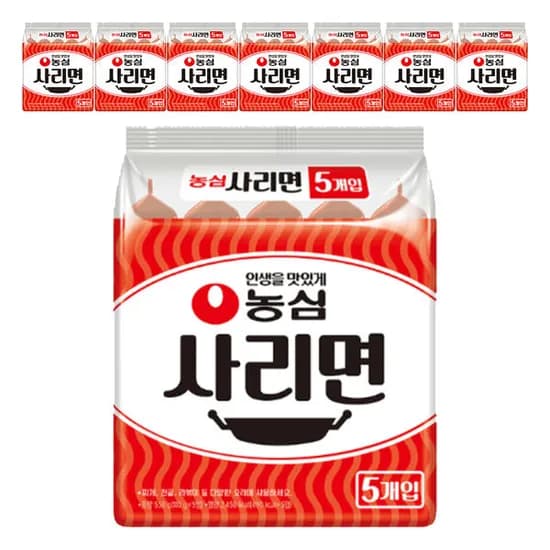 농심 사리면 110g 40개