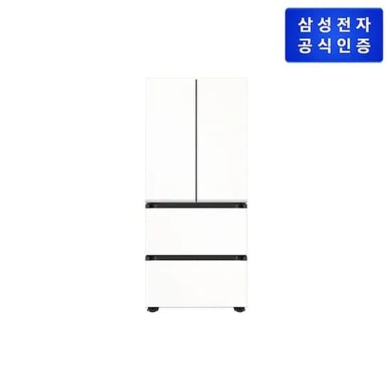 삼성 비스포크 AI김치플러스 RQ49DG90X2EW 4도어 프리스탠딩 490L