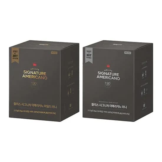 할리스 시그니처 아메리카노 미니 30T 마일드 130T