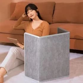 샤오미 미홀 사무용 접이식 발난로 파티션 히팅패드 한국형코드