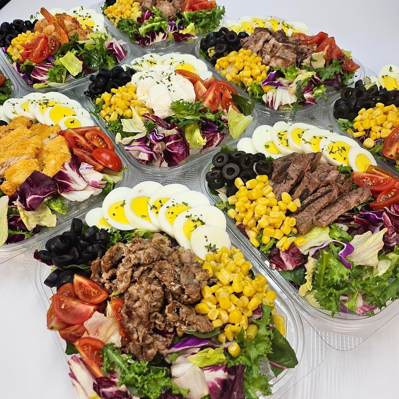 샐러드 정기배송 유러피안 야채도시락 식단 주 1회 4팩