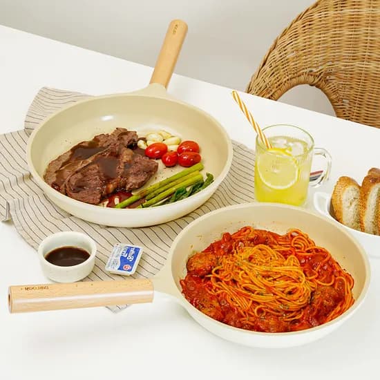세라믹 코팅 IH 후라이팬 4cm 28cm