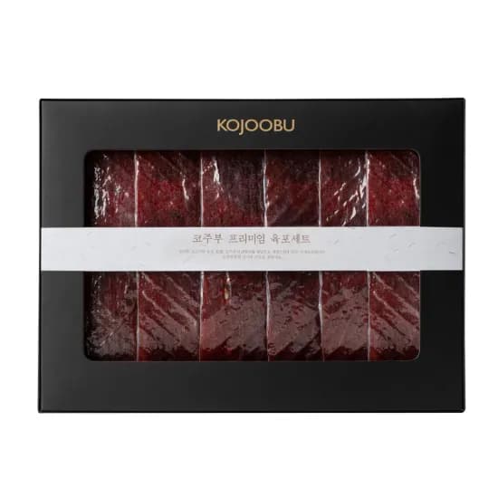 1+1 코주부 육포 ORIGINAL 300g x2(23.702원),코주부 육포 ORIGINAL 300g(19,701원)