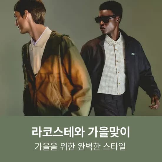 라코스테 브이넥 방모 가디건