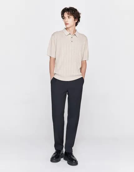 테이퍼드 슬랙스