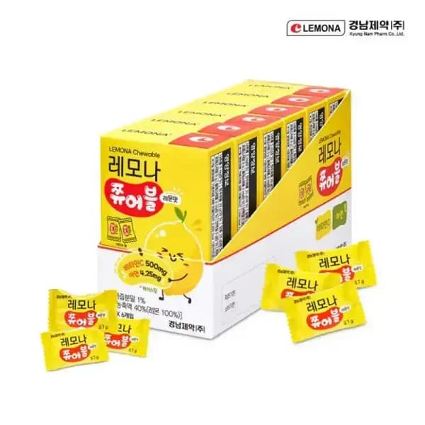 경남제약 레모나 쮸어블 12박스
