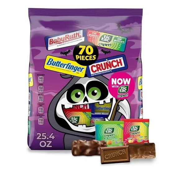 Butterfinger 초콜릿 젤리 버라이어티팩 70개입 720g