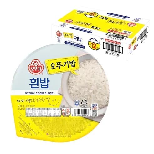 오뚜기 맛있는 오뚜기밥 210g 12개