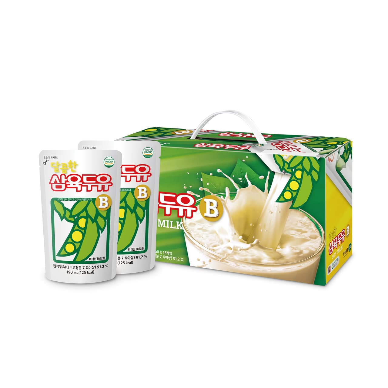 삼육두유 달콤한B 파우치 190ml 15입