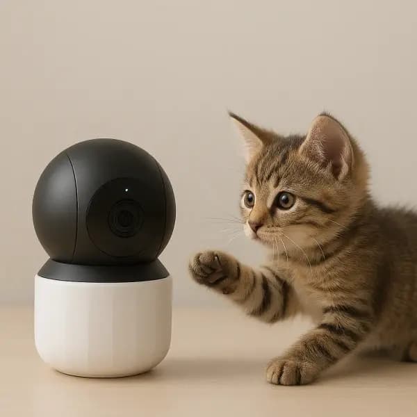 현대HT 가정용 무선 홈캠 300만화소 CCTV 상하좌우 회전 홈카메라