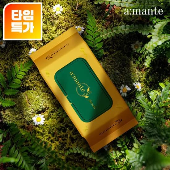 아망떼 70gsm 프리미엄 물티슈 72매 0팩