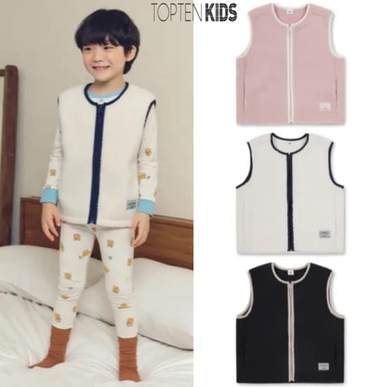 탑텐키즈 공용 에코플리스 베스트 2장